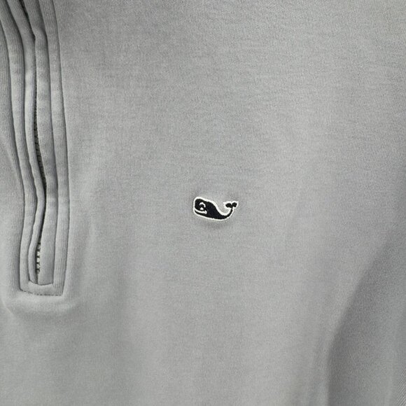 Vineyard Vines Blue Quarter Zip Long Sleeve Pullover Mens Size M - Picture 2 of 6